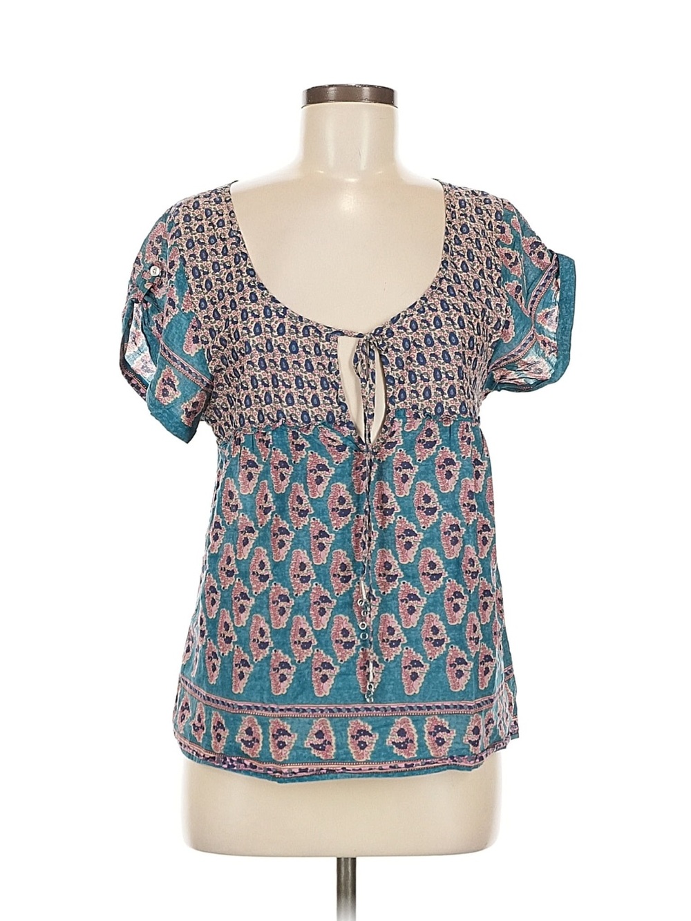 American Eagle Outfitters boho blouse size M 100% cotton